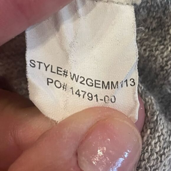 Prana Womens Gemma Hooded Sweater Gray Striped Lightweight Knit Size Large - Picture 10 of 10